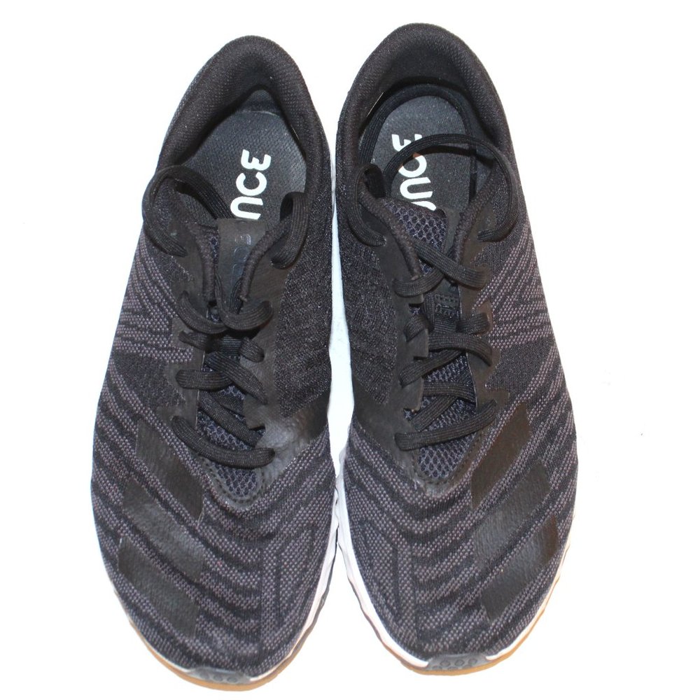 adidas Women's 10 Aerobounce PR Running Athletic Shoe Core Black Metallic Silver - Picture 5 of 10